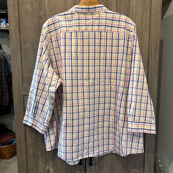 L.L. Bean Women’s 2X Plaid Button Down Shirt Wrinkle Free Top - Picture 2 of 11